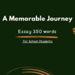 A Memorable Journey Essay 350 words for School Students